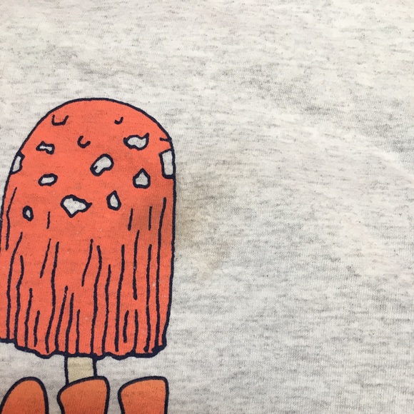 🍄Psychedelic shrooms 🍄🍄 A fun grey tee-Shirt - Picture 5 of 6